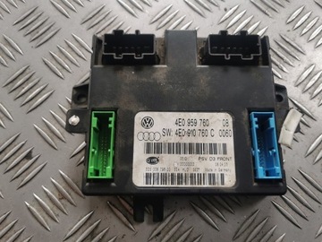 Audi a8 оригінальний номер блок керування модуль сидіння 4e0959760 фото №1