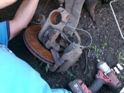 Поворотный кулак перед ford mondeo mk3 2001-2006rok оригинал б/у левая фото №1