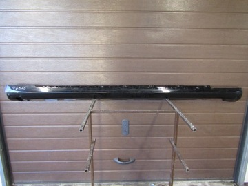 Планка порогова права tesla s na хром рестайлінг 16- фото №1