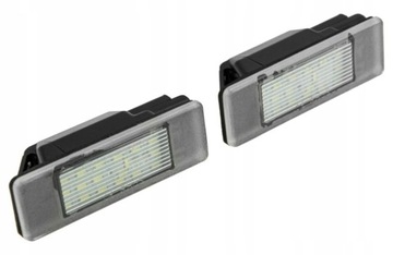 Лампочки номерного знака реєстраційний led citroen c-elysee фото №1