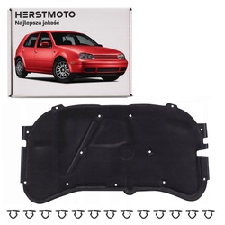 Volkswagen golf iv 4 1j 1997-2006 шумоізоляція капота 1j0863835e + застібки фото №1