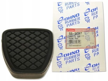 Subaru outback 05- резиновая накладка na педаль сцепления тормоза фото №1