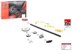 Набор цепи распределительный вал fai autoparts 90537370 12 фото №1