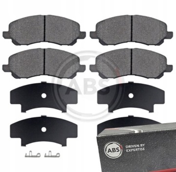 A.b.s. 37202 набор тормозные колодки тормозных, тормоза дисковые фото №1