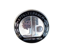 Логотип емблема бампера перед "amg" mercedes клас a cla cle gt sl фото №1