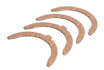 Кольцо упорный вала коленчатого glyco a211/4 std фото №1