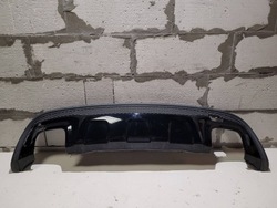 Накладка бампера зад mercedes gla x156 w156 amg чёрный фото №1