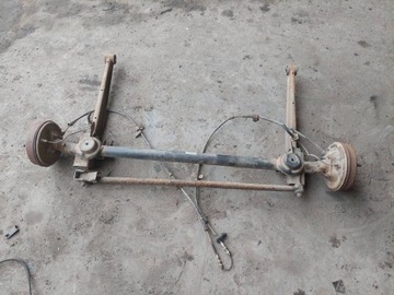 Балка ось подвешивание зад барабаны bez abs daewoo matiz фото №1