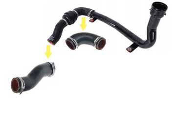 Шланг інтеркулер citroen jumper 1617244480 фото №1