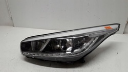 Kia ceed 2 ii 12- лампа левая перед линза + led фото №1