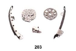 Ashika набор распределительный вал цепь toyota yaris 1.3 as фото №1