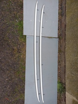 Audi rs6 рейлинги крышные сатин комплект 4g9860021f фото №1