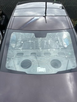 Стекло задняя зад кузовная светлая jaguar xj x351 короткий фото №1