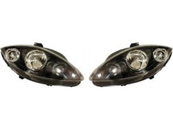 Фари лампи seat leon ii 2 05-09 depo комплект фото №1