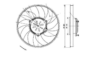 Valeo вентилятор радіатор mercedes sprinter 06- v фото №1
