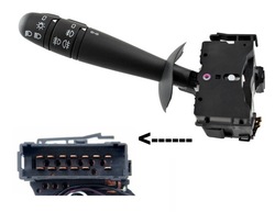 Рулевой/подрулевой переключатель света opel vivaro i 01-07 фото №1