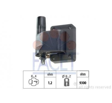 Facet катушка зажигания eps 1.970.219 - daewoo фото №1