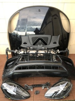 Бампер капот радіатор pas macan 95b gts рестайлінг 19- фото №1