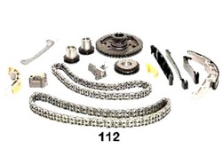 Ashika набор распределительный вал цепь navara 2.5dci 05- фото №1