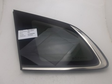 Kia carens iv 13-19 стекло кузовная задняя левая зад хром тёмное as3 оригинальный номер фото №1