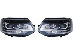 Фари лампи vw transporter t5 09-15 depo kpl фото №1