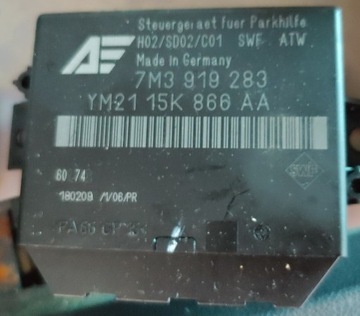 Модуль pdc парктронік перед зад vw sharan galaxy alhambra 00- фото №1