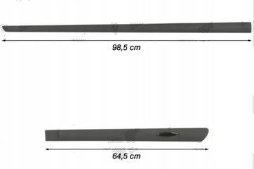 Opel corsa c 2000-2003 планка двері права перед+ ty фото №1