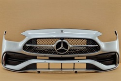 Бампер перед mercedes c w206 s206 206 колір 922 amg камера 6x pdc фото №1