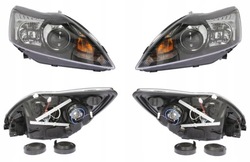 Фара лампа ford focus ii 08-10 l+p tyc фото №1