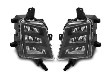 Противотуманные фары противотуманные диодные vw golf vii 7 17- фото №1