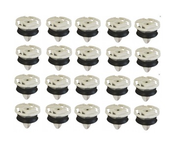 20x клипсы обивка citroen peugeot renault фото №1