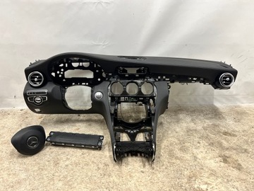 Консоль подушка безпеки mercedes c-klasa w205 c63 amg шкіра hud демонтаж фото №1