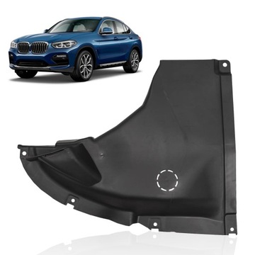 Bmw x4 g02 2018+ защита нижняя подкрылок передние левая 51717496475 фото №1
