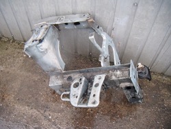 Renault megane 2 ii 02- лонжерон рама фартук четверть - левая передняя фото №1