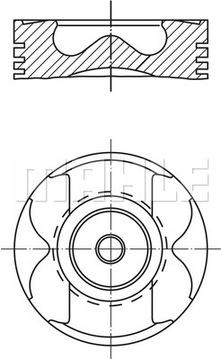 Поршни mahle 021 pi 00113 002 фото №1