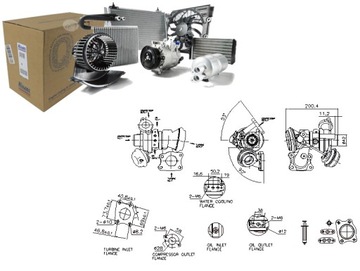 Турбонагнетатель ds ds 3 ds 4 citroen berlingo multispace c3 aircross фото №1