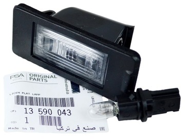 Лампа підсвітка номерного знака opel astra j iv універсал zafira c оригінал фото №1