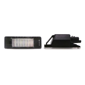 Nissan navara лампочки номерного знака регистрационный led x2 фото №1