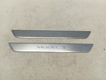 Tesla модель 3 планка пороговая правая левая фото №1