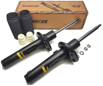 Амортизатори monroe vw golf v 5 vi 6 plus +захисні накладки фото №1