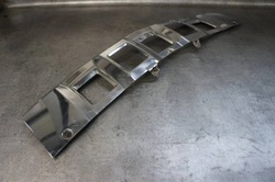 Планка накладка спойлер бампера хром перед передняя mercedes gl x164 фото №1