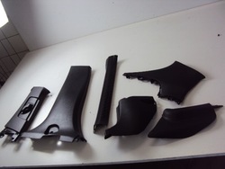 Захисні накладки стійок обшивка ліві toyota c-hr 19- фото №1