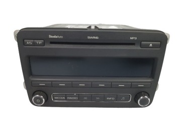 Радио skoda fabia ii roomster swing 5j0035161c фото №1