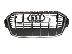 Audi q7 решітка радіатора решітка радіатор quattro радар камера хром новий оригінал фото №1