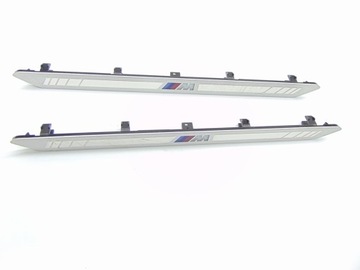 Планка пороговая левая правая перед bmw x5 g05 m led фото №1