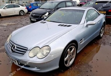 Перед капот фара pas kpl mercedes sl r230 02 фото №1