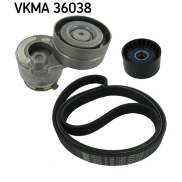 Лента wielorowkowy + ролики skf vkma 36038 фото №1