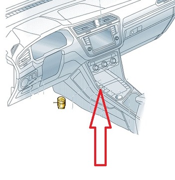Кнопка старт/стоп vw b8 arteon 3g1959839wzu оригінал. фото №1