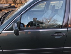 Mercedes w140 планка хром левая перед передняя фото №1