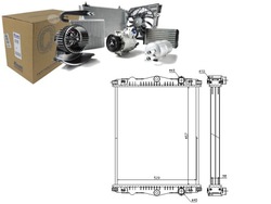 Радиаторов двигателя daf lf 45 lf 55 ce136c-gr184s1 фото №1